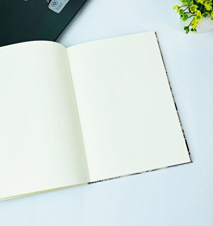 Van Gogh Badem Çiçeği Tasarımlı Lastikli Defter