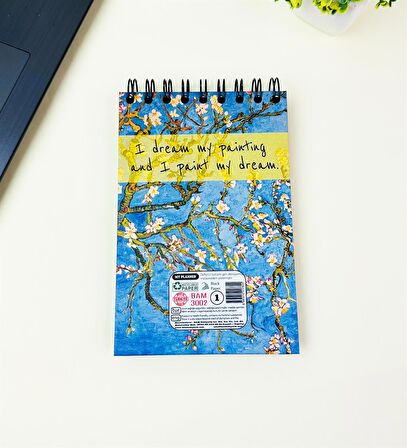 17x12Cm Sketch Book - Eskiz Defteri - Siyah Sayfa - 120 Gr - 64 Yaprak