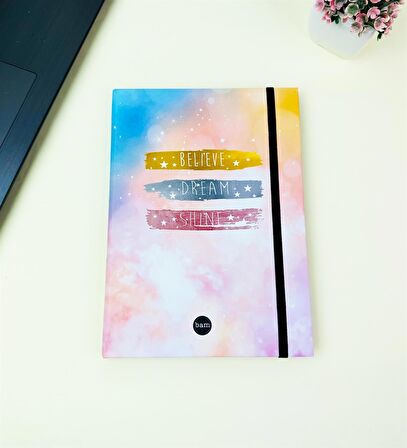 21x14Cm Sketch Book - Eskiz Defteri - Siyah Sayfa - 120 Gr - 56 Yaprak
