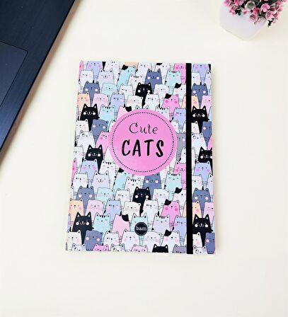 21x14Cm Sketch Book - Eskiz Defteri - Siyah Sayfa - 120 Gr - 56 Yaprak