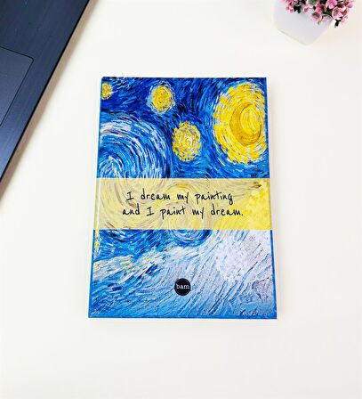 21x14Cm Sketch Book - Eskiz Defteri - Siyah Sayfa - 120 Gr - 56 Yaprak