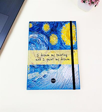 21x14Cm Sketch Book - Eskiz Defteri - Siyah Sayfa - 120 Gr - 56 Yaprak