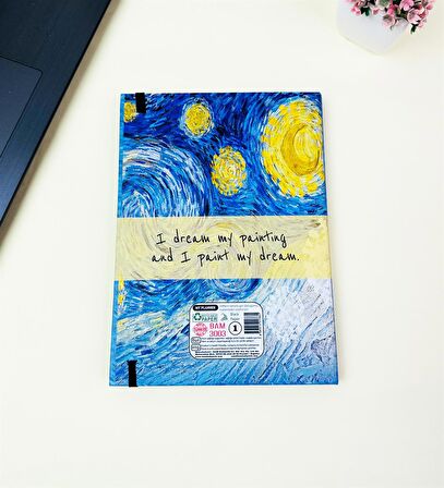 21x14Cm Sketch Book - Eskiz Defteri - Siyah Sayfa - 120 Gr - 56 Yaprak