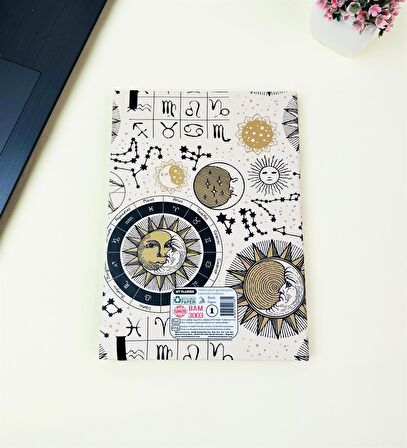 21x14Cm Sketch Book - Eskiz Defteri - Siyah Sayfa - 120 Gr - 56 Yaprak