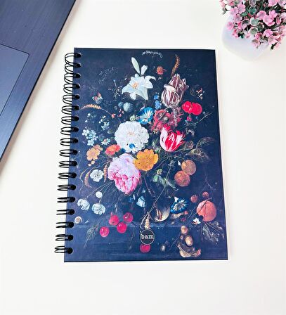 23x16Cm Sketch Book - Eskiz Defteri - Siyah Sayfa - 120 Gr - 64 Yaprak
