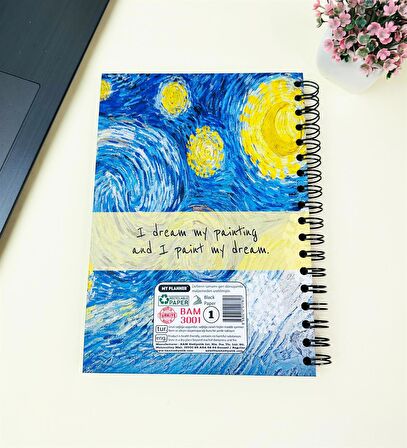 23x16Cm Sketch Book - Eskiz Defteri - Siyah Sayfa - 120 Gr - 64 Yaprak