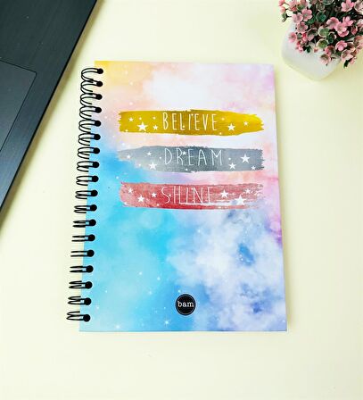 23x16Cm Sketch Book - Eskiz Defteri - Siyah Sayfa - 120 Gr - 64 Yaprak