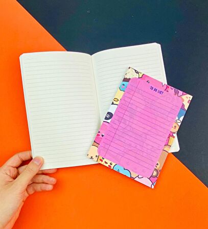 To Do List Yapılacak Listesi ve Dikişli Defter Seti Seri : 9
