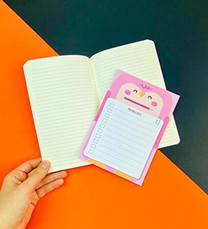 To Do List Yapılacak Listesi ve Dikişli Defter Seti Seri : 14