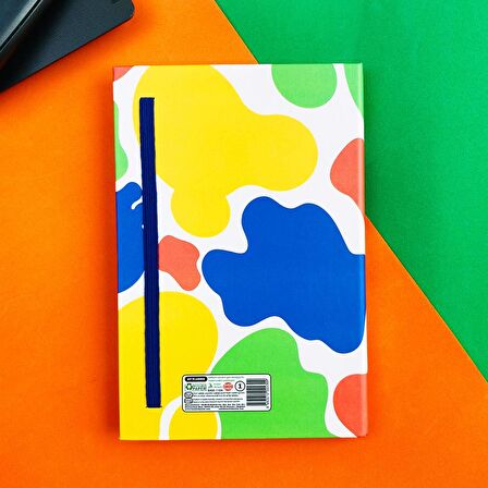 İnek 5 Dakka Daha 2 Tasarımlı Lastikli Defter