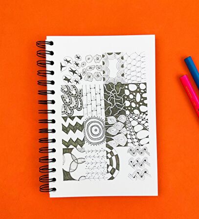 Çiçek Gibisin 21x14Cm A5 Sketch Book - Eskiz Defteri - 270 Gr - 36 Yaprak