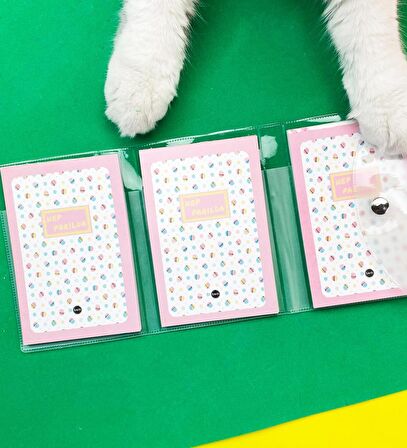 Hep Parılda Tasarımlı PP Mini Çanta Defter Ve Kalem Set