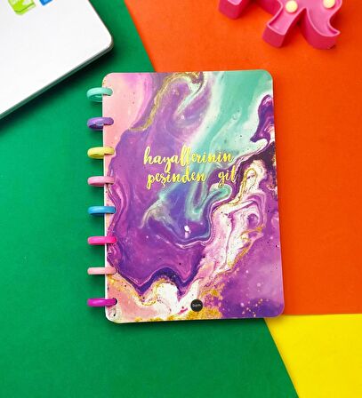 Hayallerinin Peşinden Git Yeni Nesil Kalp Spiralli Defter