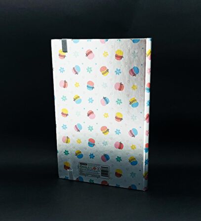 Metal Kapaklı Hep Parılda Tasarımlı Lastikli Defter