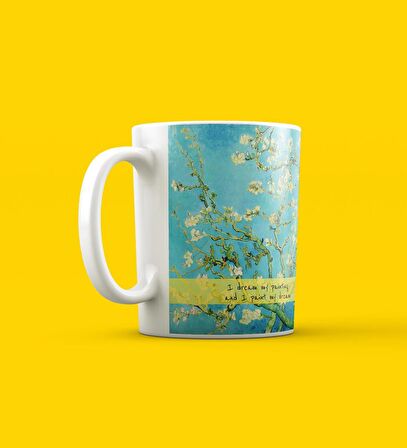 Van Gogh Yıldızlı Gece Tasarımlı Kupa Bardak