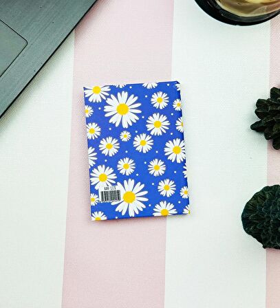 Follow Your Dreams Papatya Tasarımlı Sert Kapaklı Mini Defter