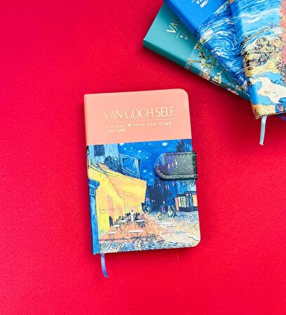 Van Gogh Tasarımlı Mıknatıs Kapaklı Defter  BM-1203