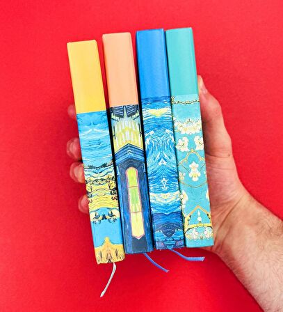 Van Gogh Tasarımlı Mıknatıs Kapaklı Defter  BM-1203