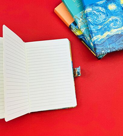 Van Gogh Tasarımlı Mıknatıs Kapaklı Defter BM-1211