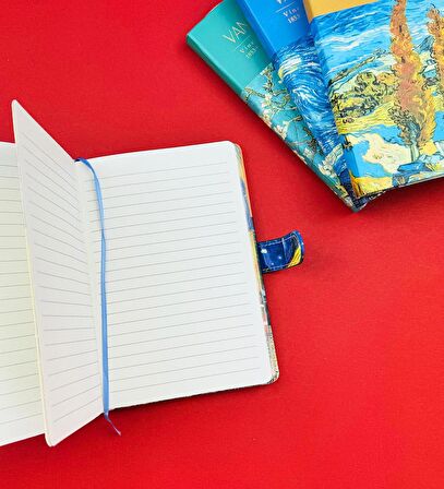 Van Gogh Tasarımlı Mıknatıs Kapaklı Defter BM-1211