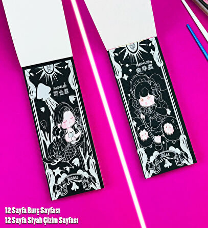 Sihirli Siyah Kazıma Defteri Scratch Painting