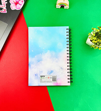 Bu Işıltılı Hayatı Ben Seçtim Tasarımlı Spiralli Defter