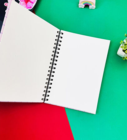 Bu Işıltılı Hayatı Ben Seçtim Tasarımlı Spiralli Defter