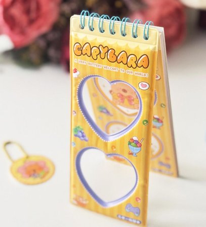 Capybara Spiral Defter - 8 Sayfa Sticker Hediyeli