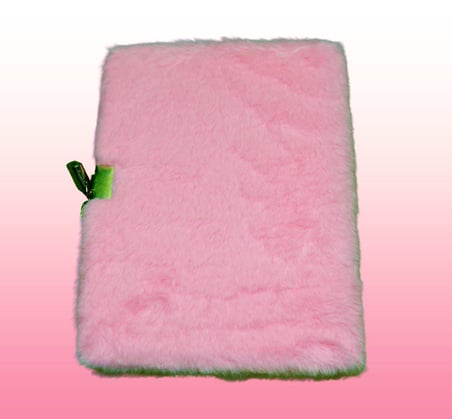 Renkli Kilitli Peluş Defter