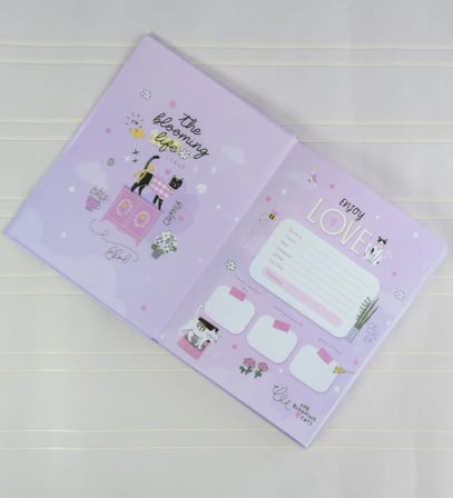 Pastel Renk Geçişli A5 Çizgili Defter BM-2322