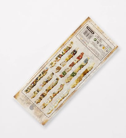Şeffaf Vintage Scrapbook Sticker