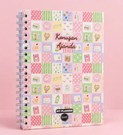 Kitap & Çiçek Konuşan Ajanda