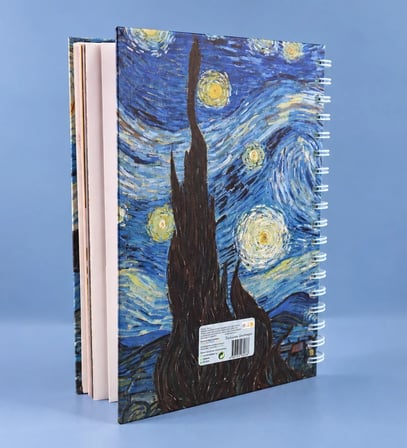Van Gogh Yıldızlı Gece Konuşan Ajanda