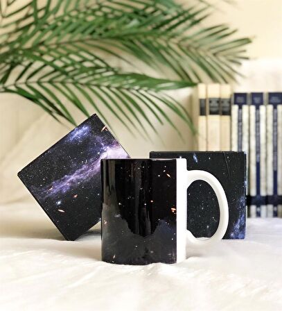 Özel Kutulu  Space Tasarımlı Kupa