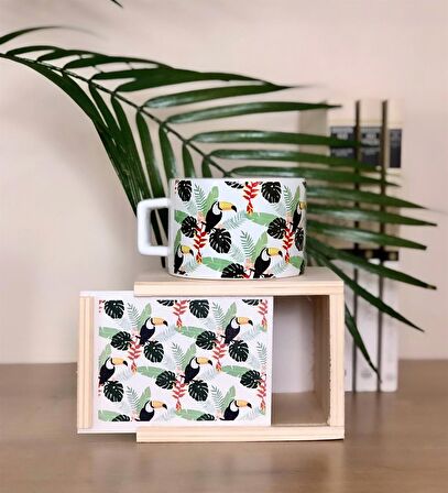 Egzotik Tasarımlı Kutulu Kupa