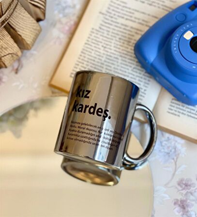 Kız Kardeş Tasarımlı Gümüş Kupa
