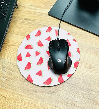 Karpuz Tasarımlı Oval Mouse Pad	