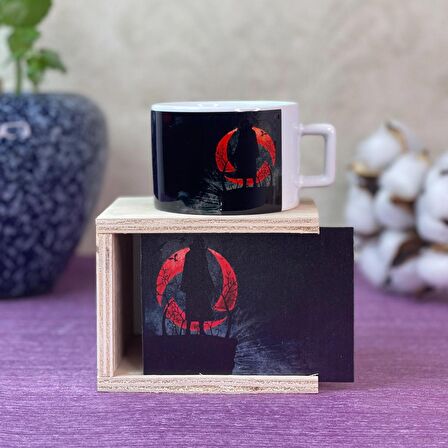 Naruto Uchiha Itachi Sharingan Tasarımlı Kutulu Kupa