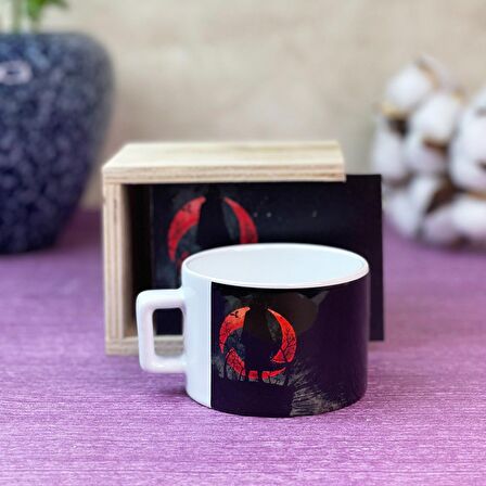 Naruto Uchiha Itachi Sharingan Tasarımlı Kutulu Kupa