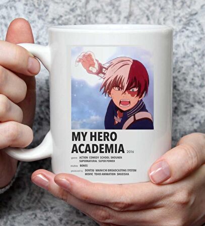 My Hero Academia Kunye Anime Tasarımlı Kupa Bardak
