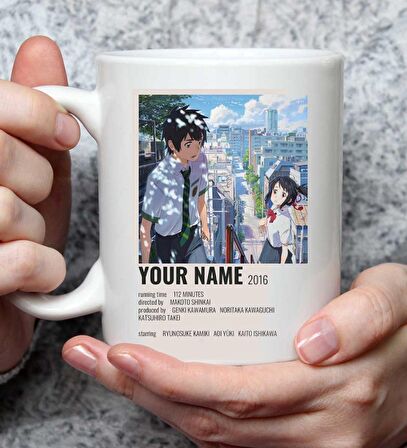 Your Name Anime Tasarımlı Kupa Bardak