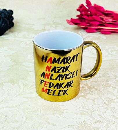 Anne Tasarımlı Gold Kupa
