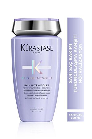 Blond Absolu Bain Ultra-violet Istenmeyen Sarı&turuncu Yansımaları Nötralize Eden Şampuan