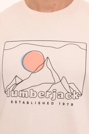 Lumberjack Erkek Tişört 4W ML Greys 11URB2028 4PR 101889507
