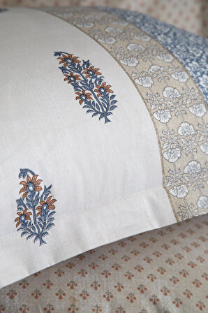 ÇİFT KİŞİLİK NEVRESİM TAKIMI HAZEL INDIGO - NEVRESIM