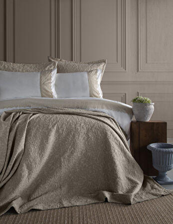 ÇİFT KİŞİLİK YATAK ÖRTÜSÜ NEVRESİM SET TOLEDO BEIGE - YATAK ORTUSU