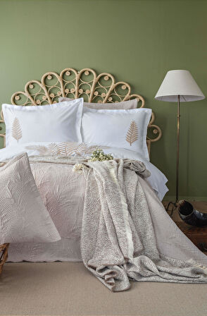 ÇİFT KİŞİLİK TIMELESS PRIME SET FOGLIA BEIGE - YATAK ORTUSU