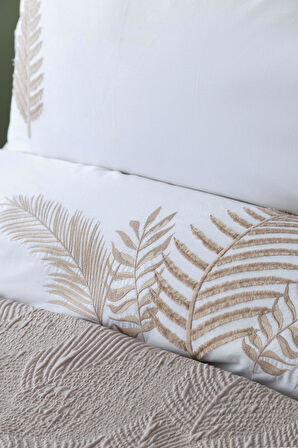 ÇİFT KİŞİLİK TIMELESS PRIME SET FOGLIA BEIGE - YATAK ORTUSU