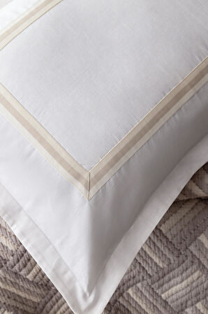 TEK KİŞİLİK YATAK ÖRTÜSÜ TAKIMI SEVİLLA BEJ - YATAK ORTUSU