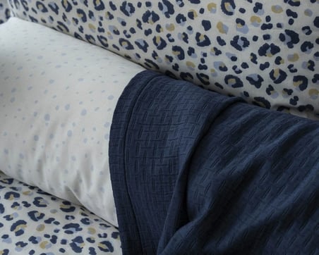 Çift Kişilik Cozy Set Odelin İndigo